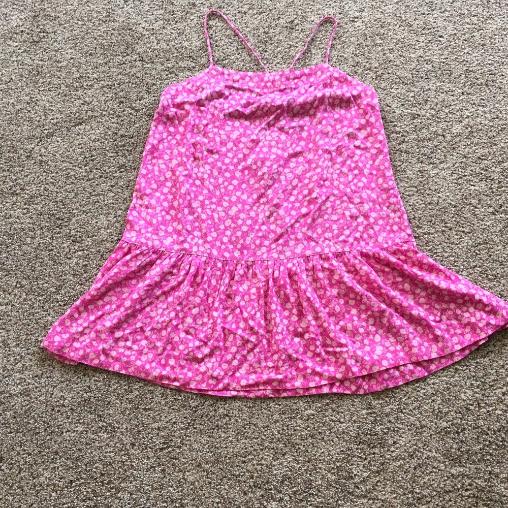Pink Floral Sundress